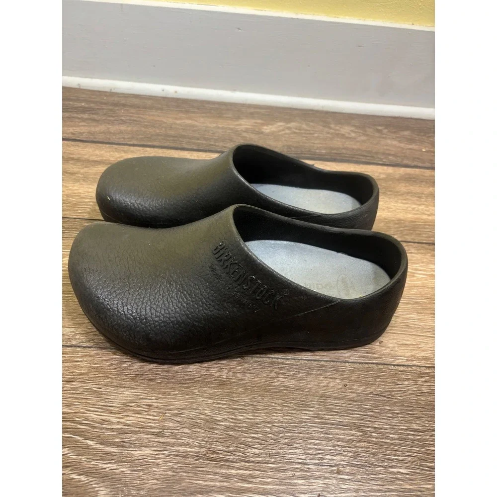 Birkenstock A630 Alpro Black Work Clogs Slip Resistant Professional Shoes Sz 41